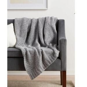 Threshold Heather Gray Super Soft Throw 50"x60" NWT